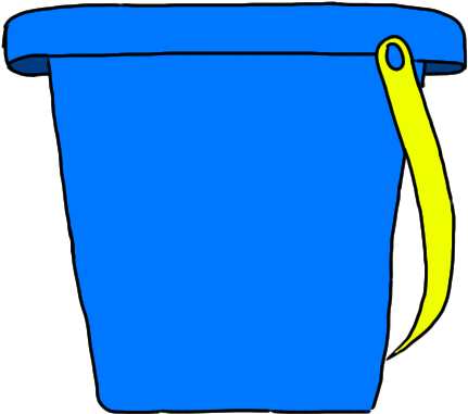 Water Bucket Cliparts Png - Clip Art Sand Bucket (455x412), Png Download