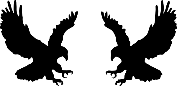 Clip Art At Getdrawings Com Free For - Eagle Silhouette Clip Art Free (600x292), Png Download