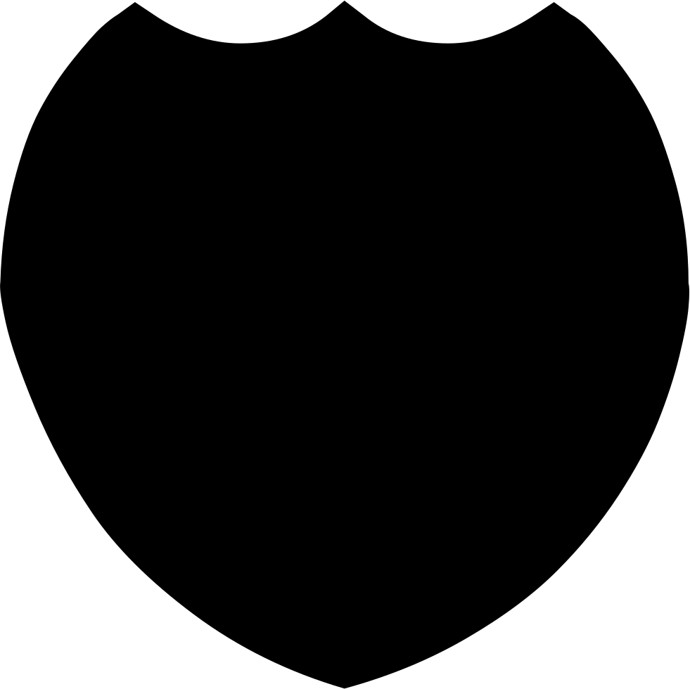 Shield Silhouette At Getdrawings - Silhouette Shield (981x980), Png Download