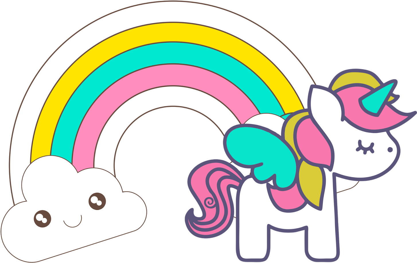 Unicorn Clipart 028 - Unicorn Birthday Sign Clipart (1600x1087), Png Download