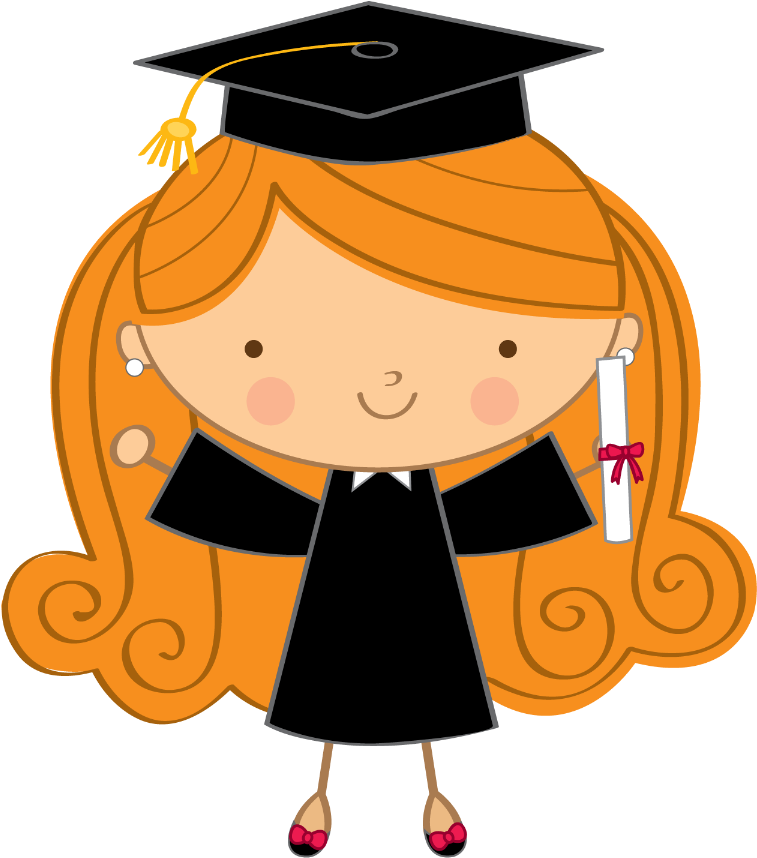 Graduate Clipart Minus - Cute Med School Graduate Ornament (round) (900x900), Png Download