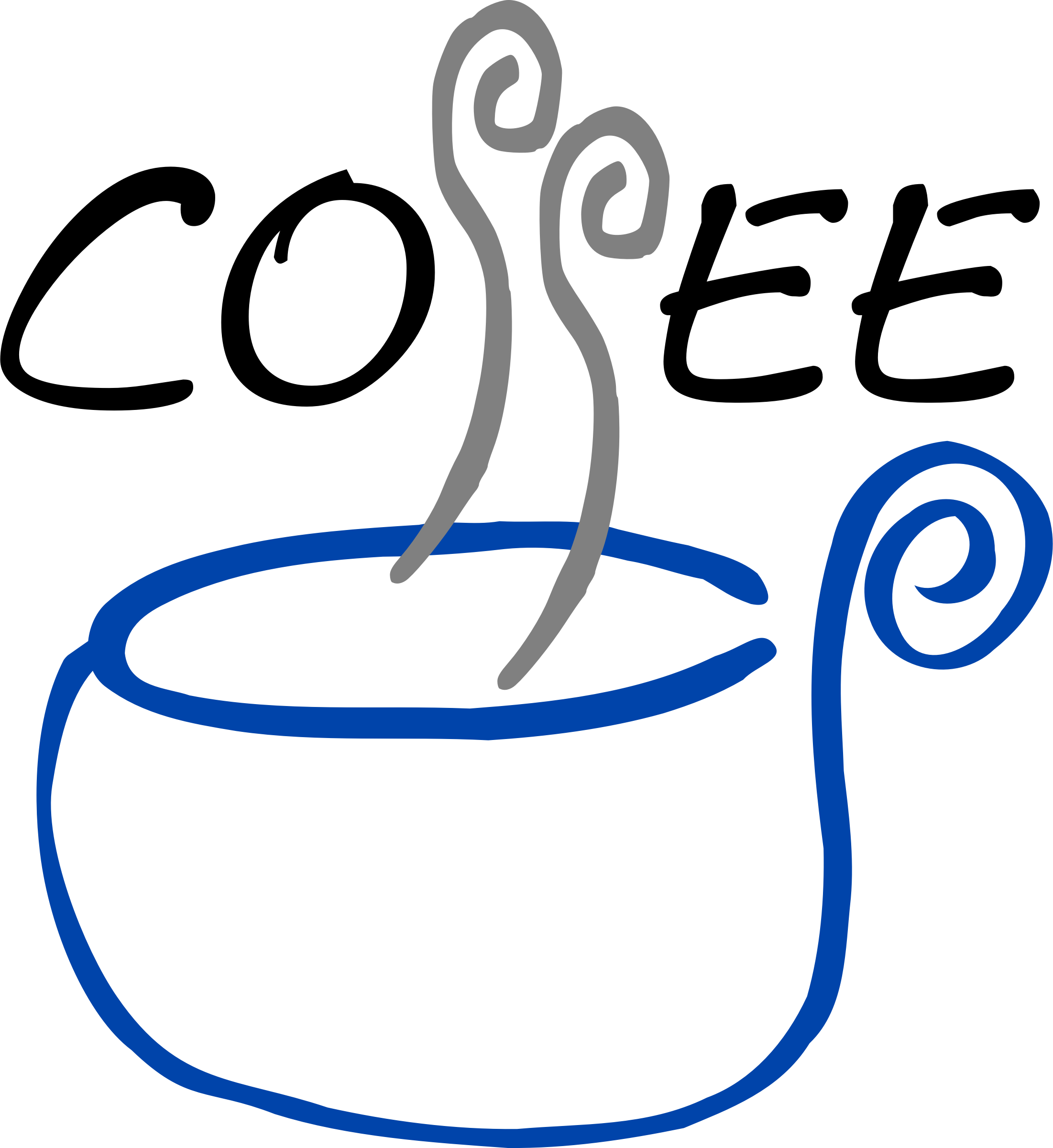 Coffee Cup Clipart Ffee Cup - Coffee Hour Clipart (2202x2400), Png Download