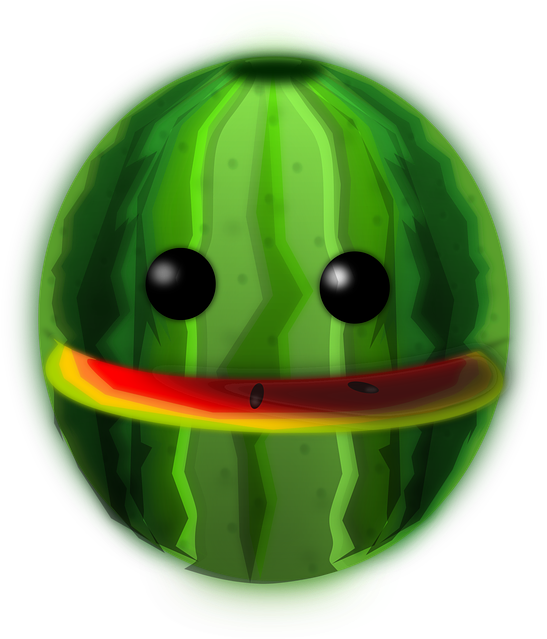 Watermelon Free To Use Clipart - Gambar Buah Semangka Kartun (566x663), Png Download