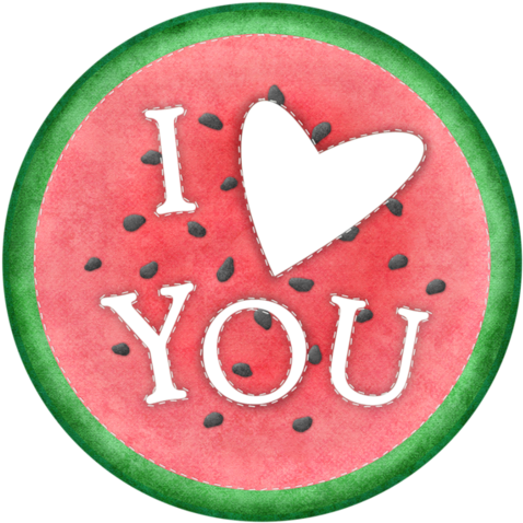 Фото, Автор Ladylony На Яндекс - Clipart Sandías (500x492), Png Download