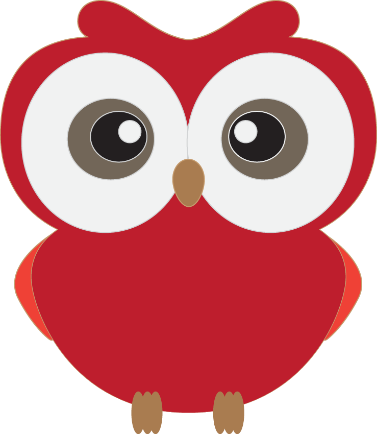 Arctic Fox Clipart At Getdrawings - Cute Owl Clipart Red (739x850), Png Download