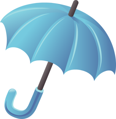 Free Clip Arts Online - Umbrella Clip Art Png (391x400), Png Download
