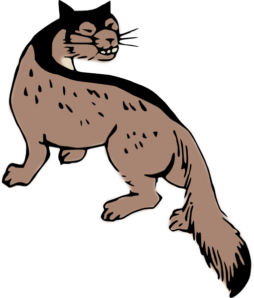 At Getdrawings Com Free For Personal Use - Wild Cat Clipart Png (510x598), Png Download
