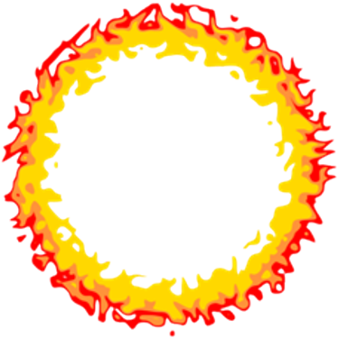 Flame Clipart Circle - Circle Epic Png (420x420), Png Download