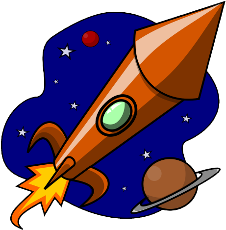 Free Rocketship Clip Art - Space Rocket Clip Art Free (640x480), Png Download