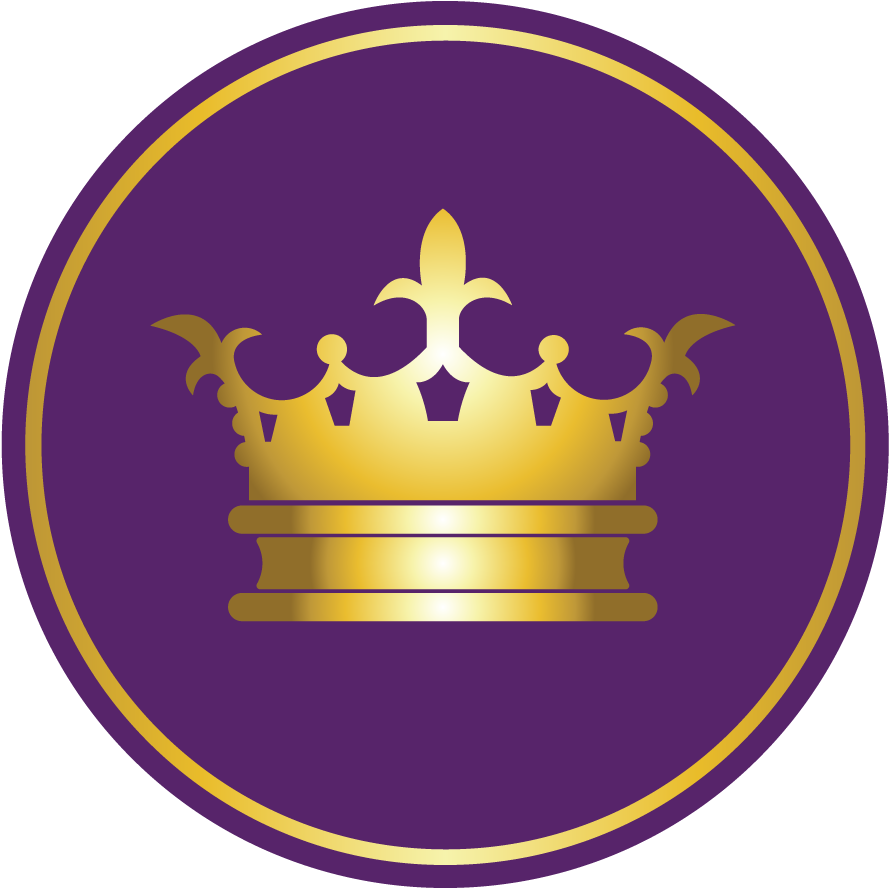 Gold Crown Png Clipart - Vip Lounge Tin Plate Sign 15 X 20cm (2160x900), Png Download