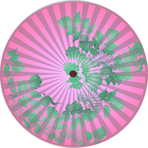 Library Paper Png By Clipartcotttage On Deviantart - Japanese Umbrella Clipart Png (500x500), Png Download