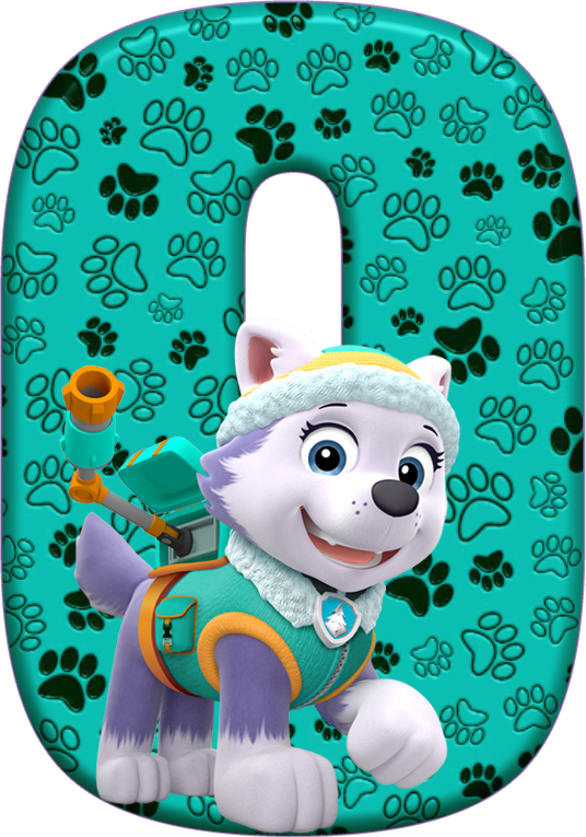 Clipart Resolution 536*765 - Paw Patrol Letters (536x765), Png Download