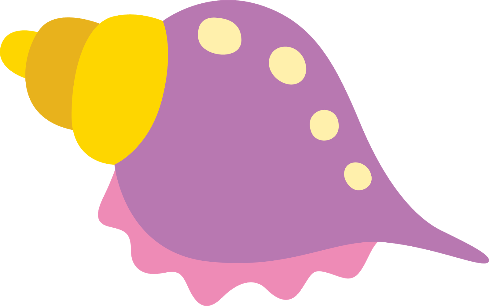 Florida Transparent Cute - Seashell Clipart Png (1600x1000), Png Download
