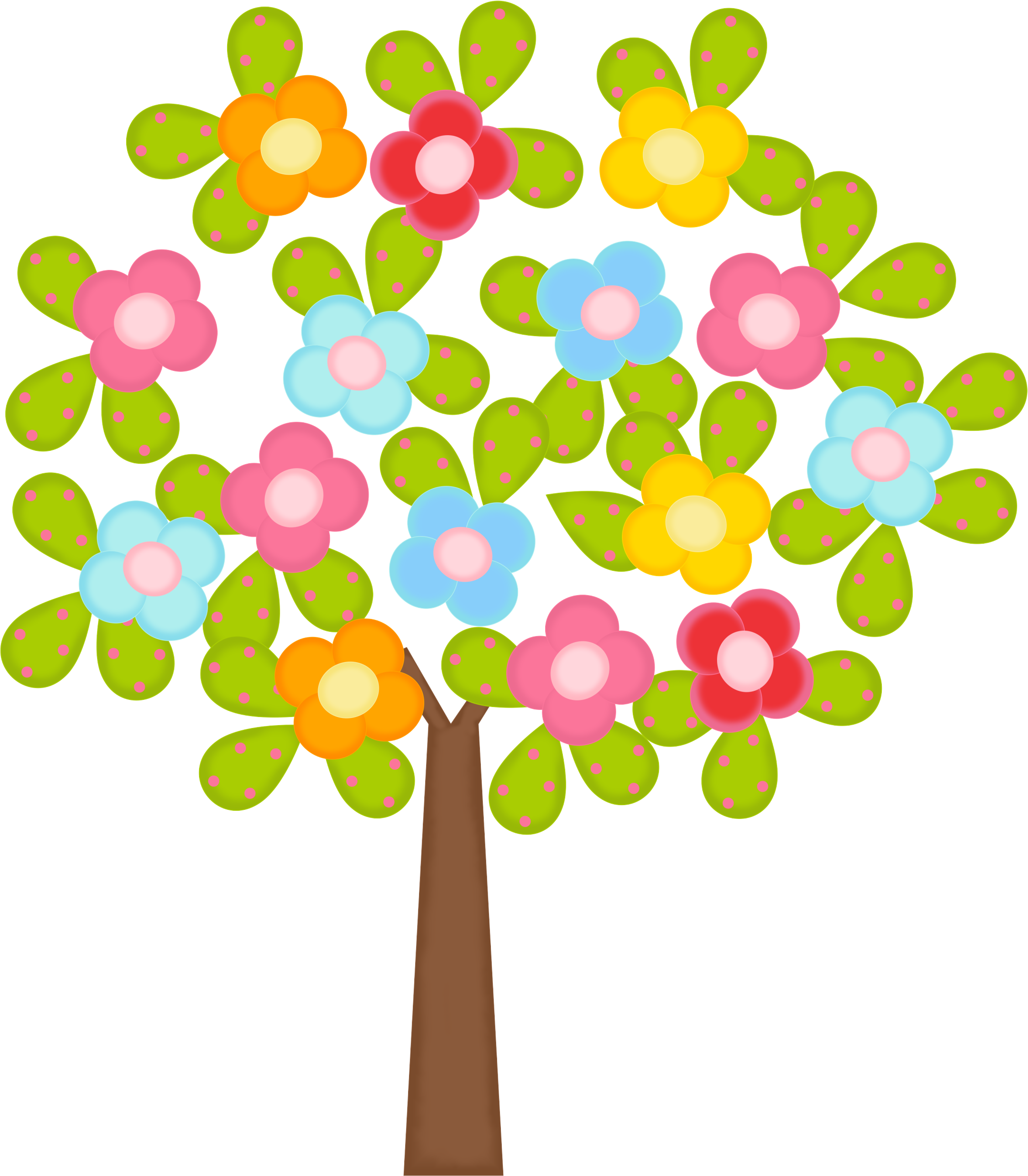 Photo By Daniellemoraesfalcao Minus Imagens Pinterest - Flower Tree Clipart (2159x2470), Png Download