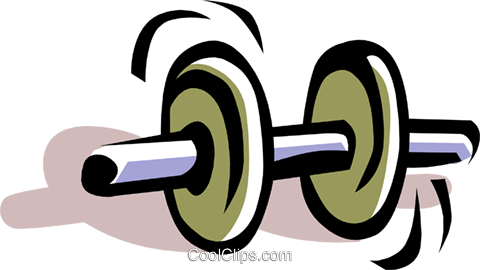 Dumbbell Royalty Free Vector Clip Art Illustration - Halteres Clipart (480x270), Png Download