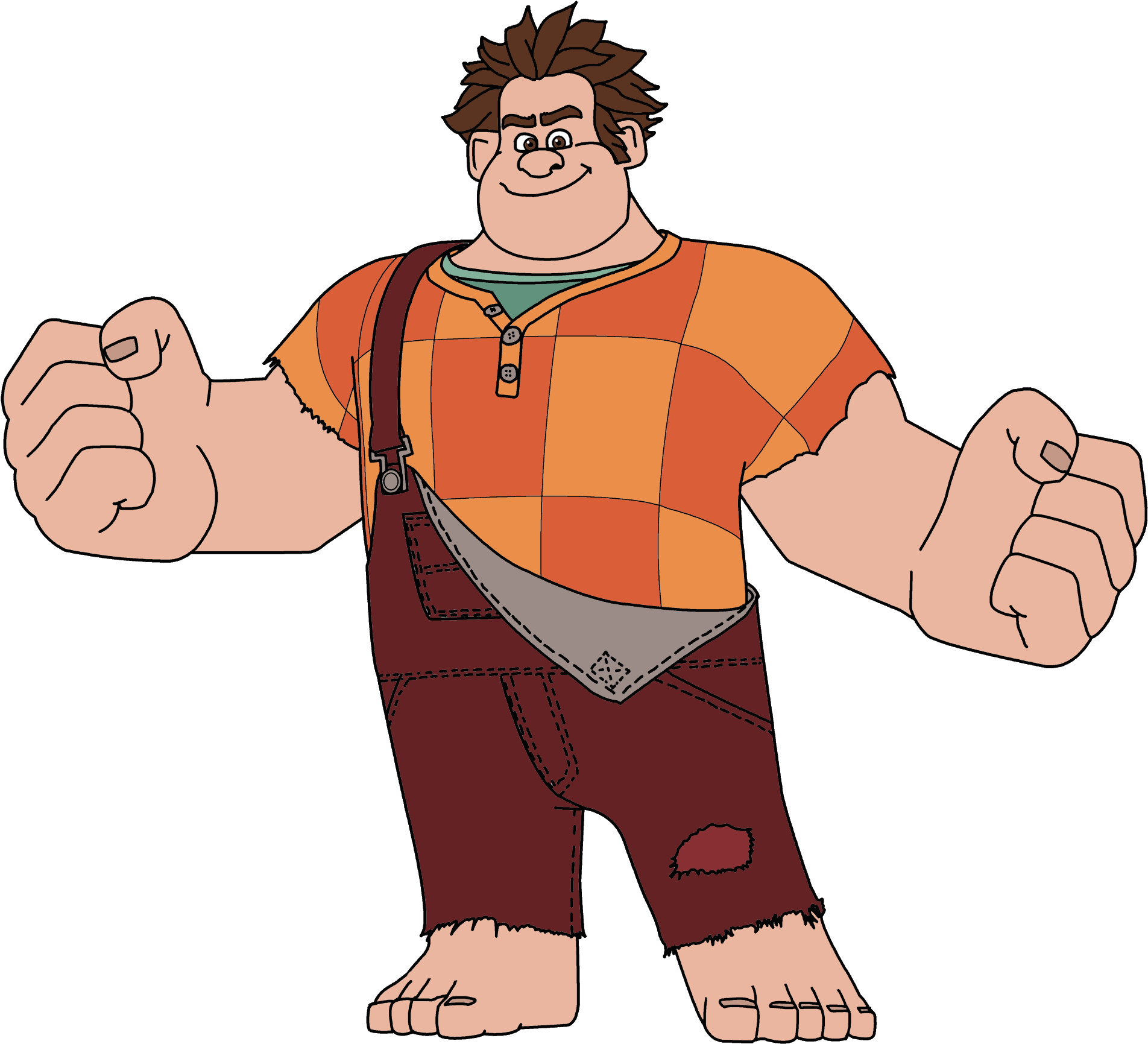 Dumbbell Clipart Muscular Force - Anti Hero Character Examples (1984x1762), Png Download