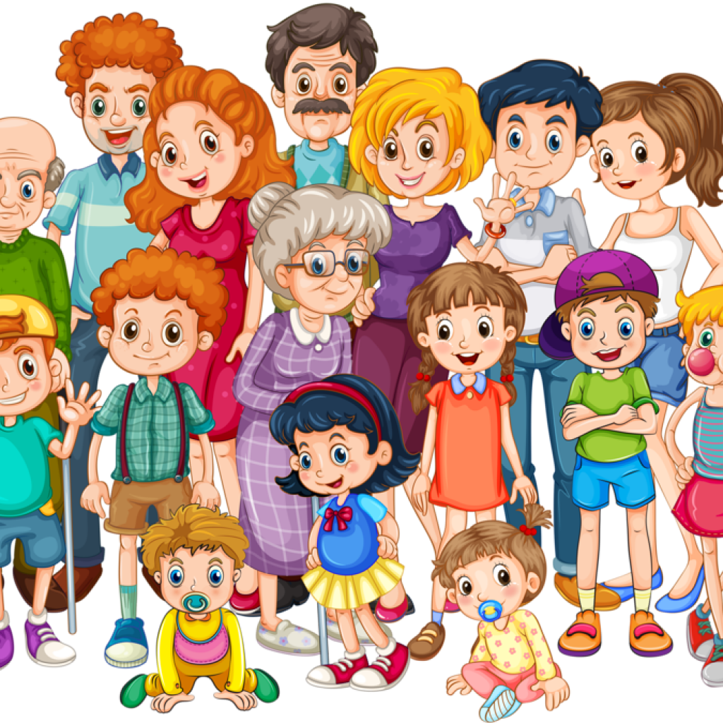 Family Clipart 19qos6ln150403 Otros Pinterest Family - Family Clipart (1024x1024), Png Download