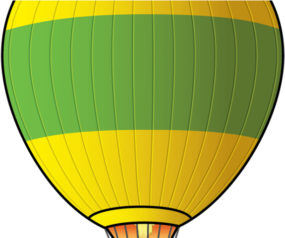 Hot Air Balloon Clipart Green - Helicopter (640x480), Png Download
