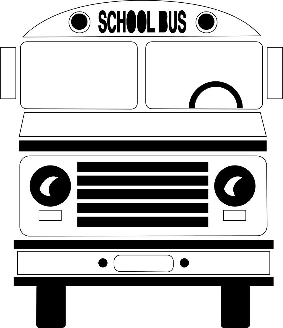 Free Clip Art School Black And White - School Clipart Black And White Transparent Background (958x1112), Png Download