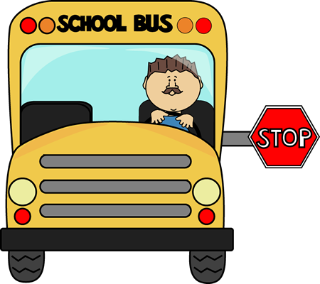 Clipart Royalty Free Driver Clipart - School Bus Driver Clipart (450x400), Png Download