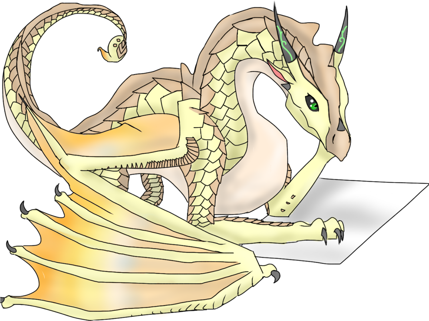Imageof Sahel Drawing - Wings Of Fire Sahel (1500x1500), Png Download