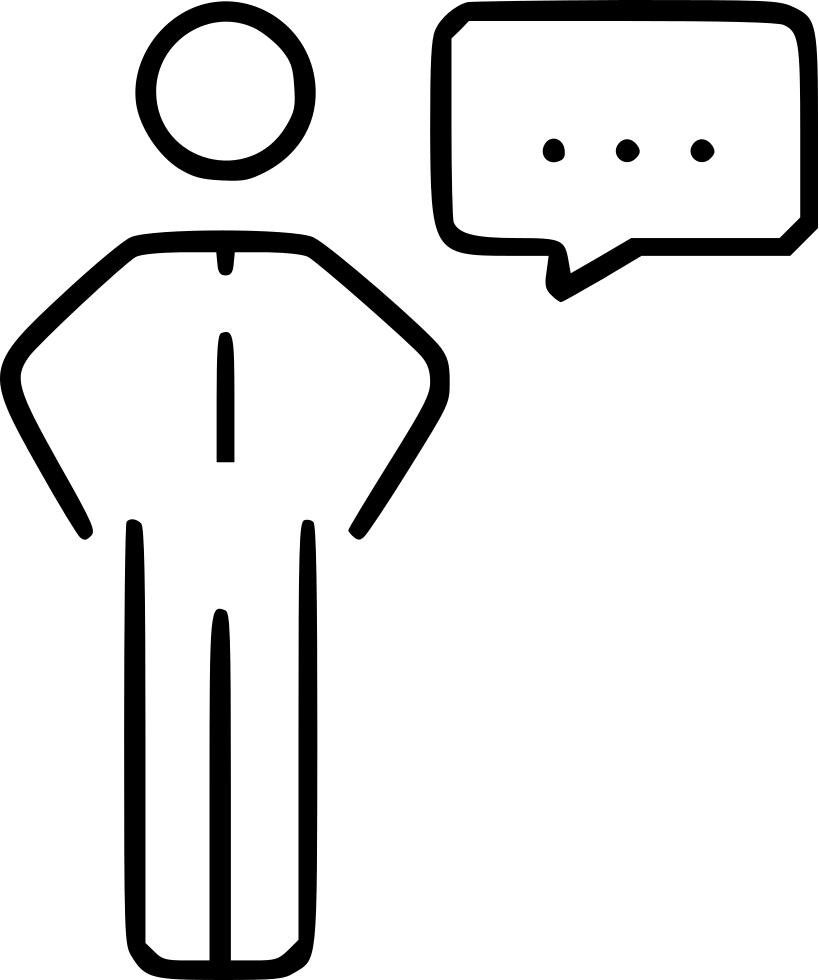 Businessman Speech Idea Speak Communication Conversation - Business (819x980), Png Download