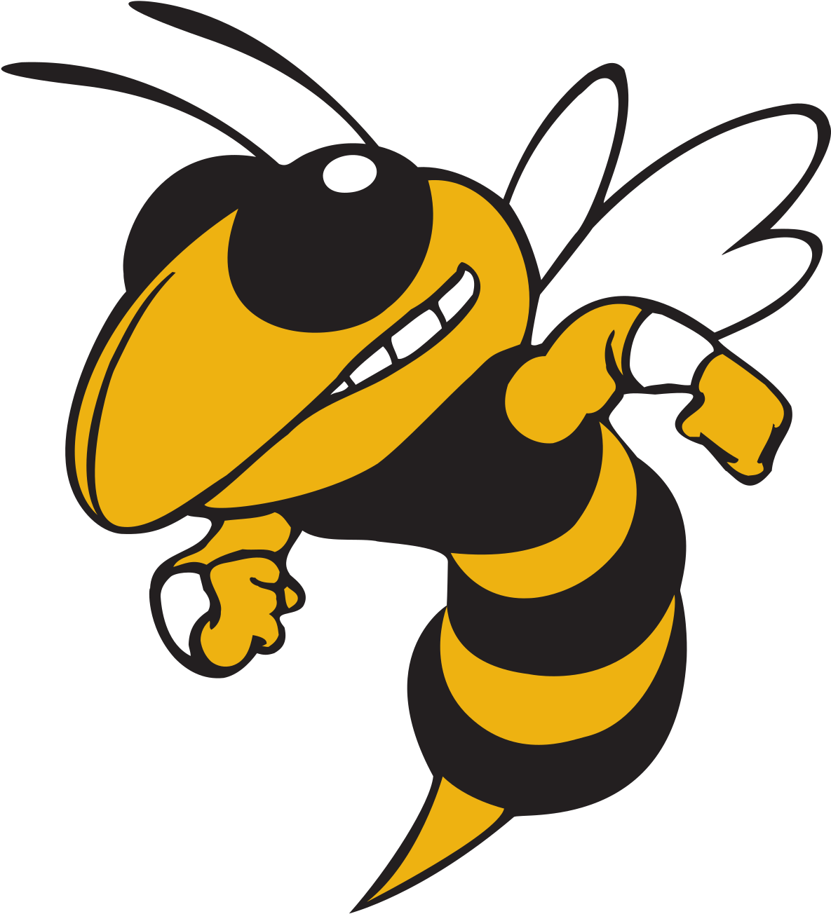 Yellow Jacket Drawing At Getdrawings - Rockmart High School Yellow Jackets (1200x1325), Png Download