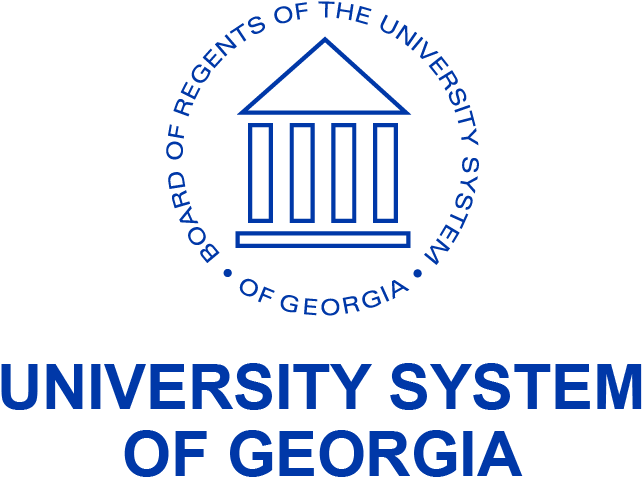 Stacked Black On White Logo With Text - Board Of Regents Of The University System (646x642), Png Download