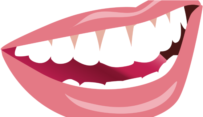 Image Royalty Free Stock Free Black And White Images - Teeth And Lips Clip Art (678x381), Png Download