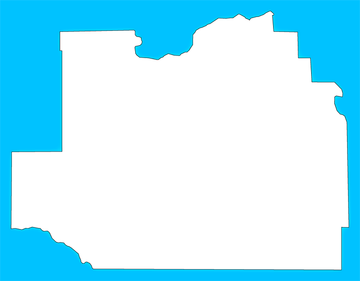 A Plain Frame Map Of Marion (700x547), Png Download