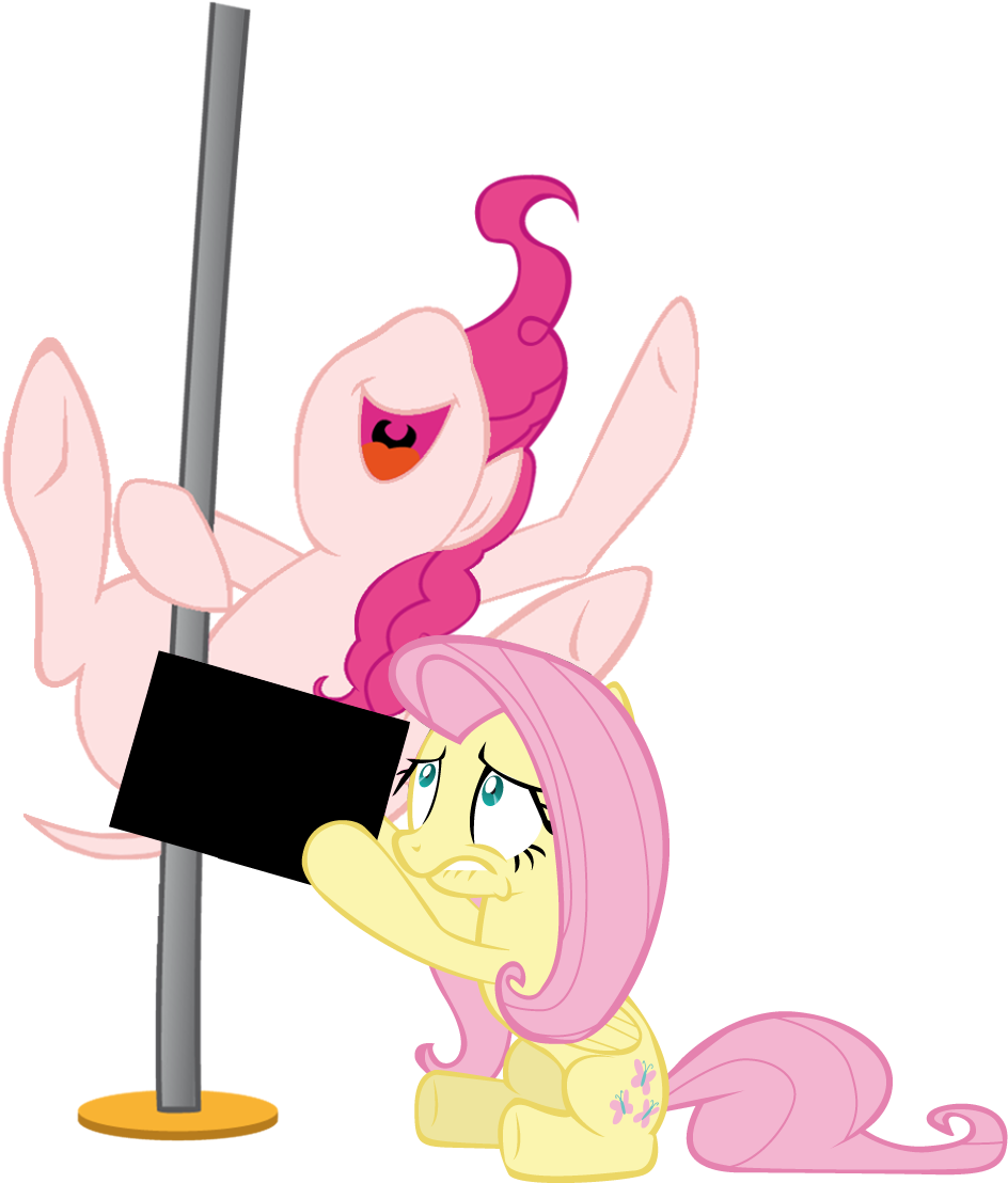 Rariedash, Censor Bar, Censored, Earth Pony, Edit, - Fluttershy Rule 34 (988x1118), Png Download