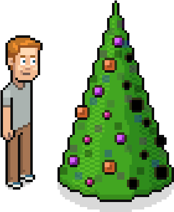 22-ornaments - Tree (700x500), Png Download