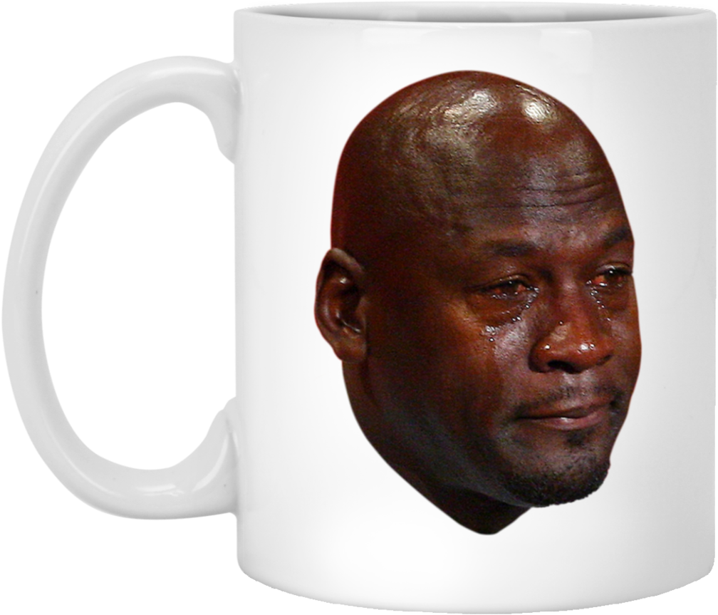Crying Jordan 11 Oz - Crying Jordan Birthday Meme (1024x1024), Png Download