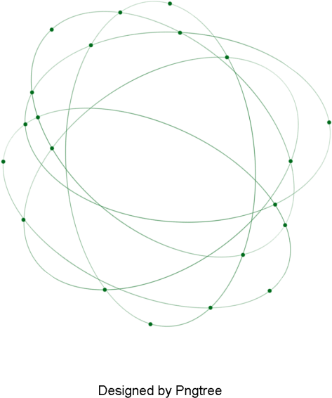 Cool Dynamic Smart Technology Line Ray Background, - Circle (640x640), Png Download