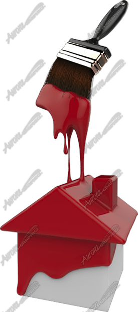 Paint Brush House Drip - Paintbrush (275x620), Png Download