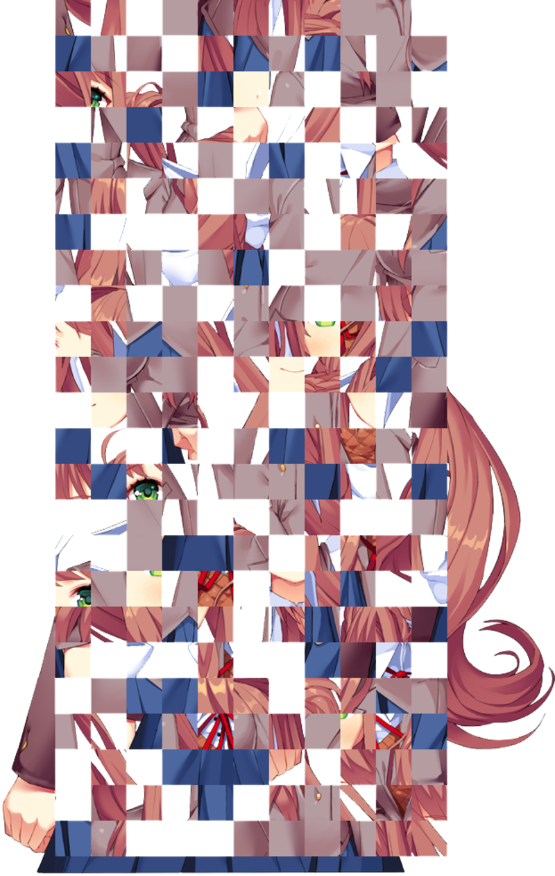 Just Monika - Dokidokiliteratureclub Poem (623x982), Png Download