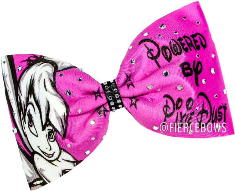 Powered By Pixie Dust® Tailless Rhinestone Bow - Pixie (800x800), Png Download