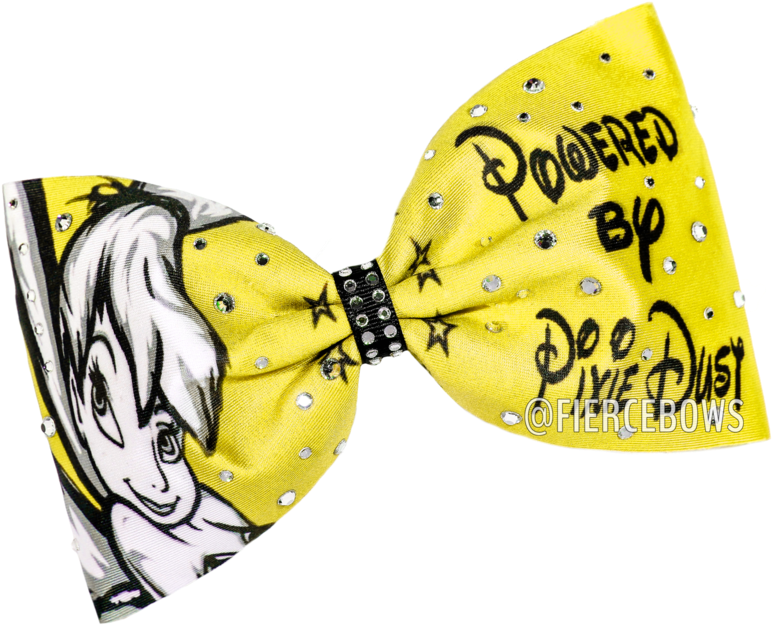 Powered By Pixie Dust® Tailless Rhinestone Bow - Pixie (800x800), Png Download