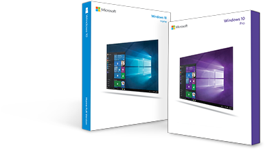 Windows 10 Box Png - Microsoft Windows 10 Home (588x239), Png Download