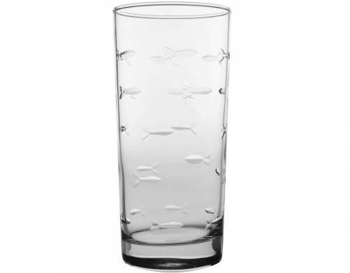 Rolf Glass 4-pc. School Of Fish Cooler Glass Set One (500x500), Png Download