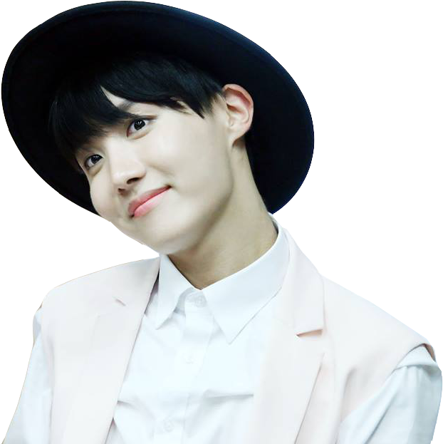 Jhope Drawing White Hair - Jhope Pink Edit (960x640), Png Download