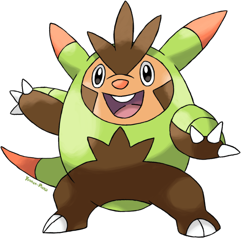 Macaroons Drawing Chespin - Chespin Evolution (1024x1036), Png Download