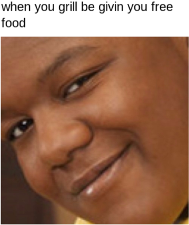 When Free Food Be Thing - Cory Baxter (400x473), Png Download
