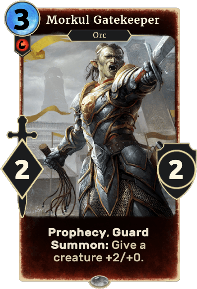 Morkul Gatekeeper - The Elder Scrolls: Legends (409x663), Png Download
