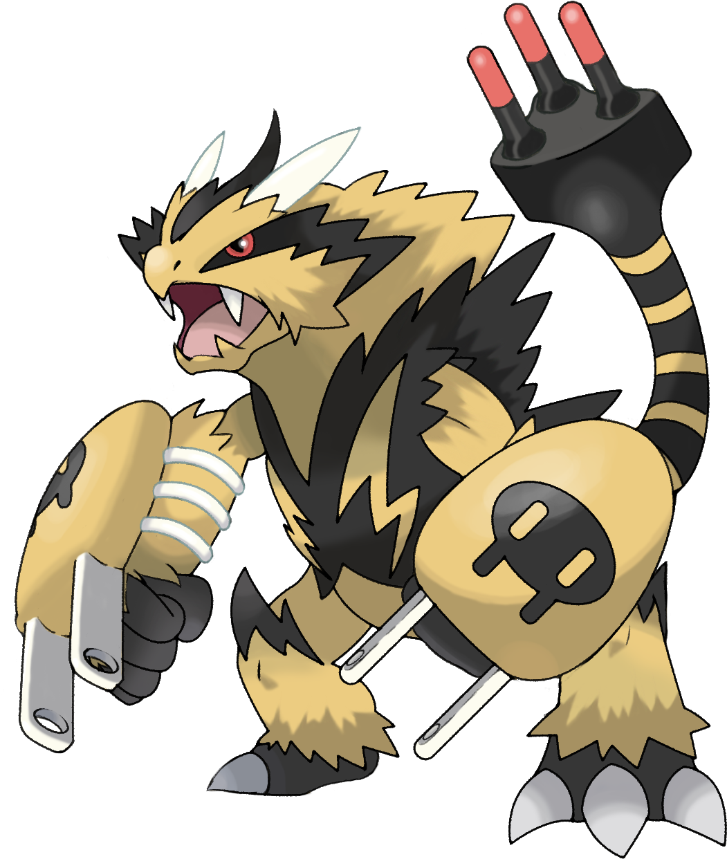 Pokemon Electivire Mega Evolution (1280x1280), Png Download
