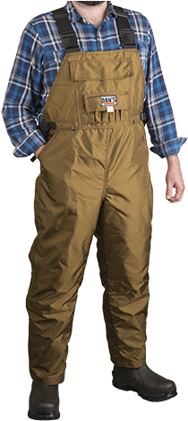 Coon Hunting Bibs (408x486), Png Download