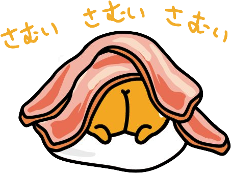 Gudetama Is God - Gudetama Png With Bacon (800x450), Png Download