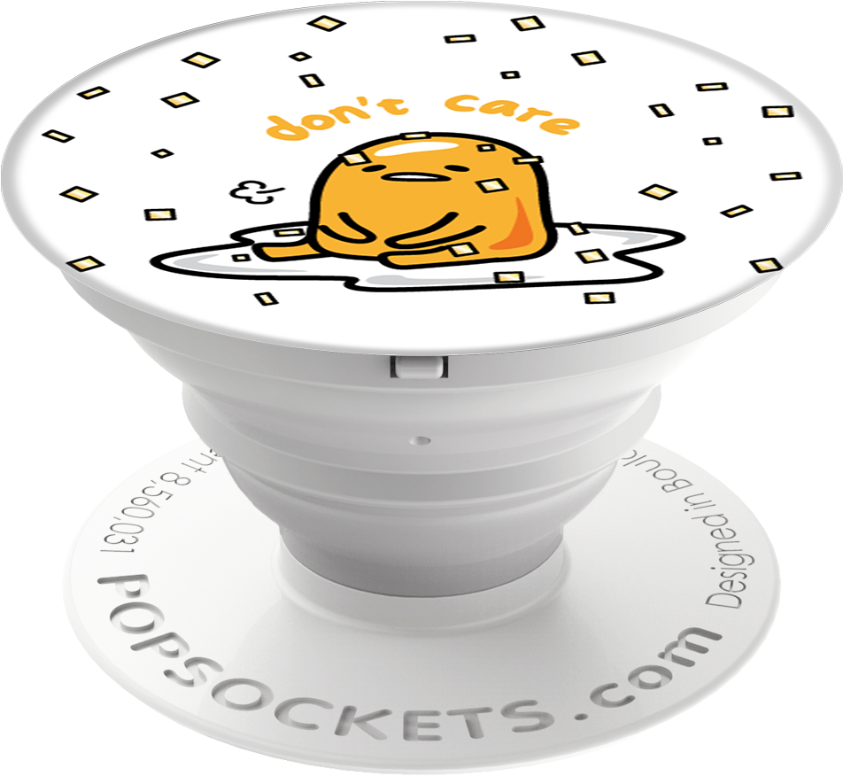 Gudetama Don't Care - Popsockets Rosy Silence (1000x1000), Png Download