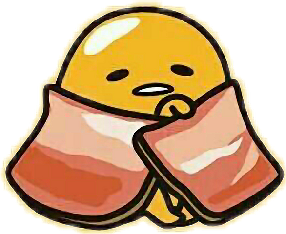 Lazy Egg Gudetama Transparent (586x480), Png Download