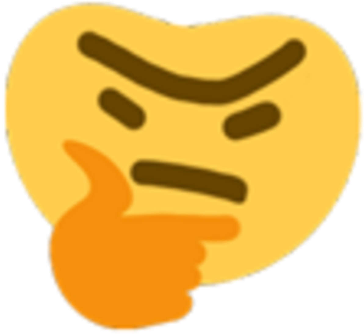 1 Reply 0 Retweets 1 Like - Discord Thinking Emoji (600x600), Png Download